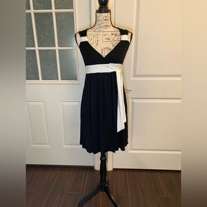 Crystal Candy Black‎ and White Vintage Y2K Wrap Dress